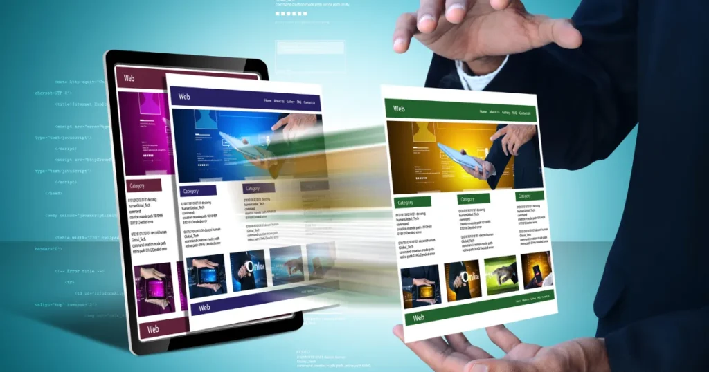 landing page e sito web