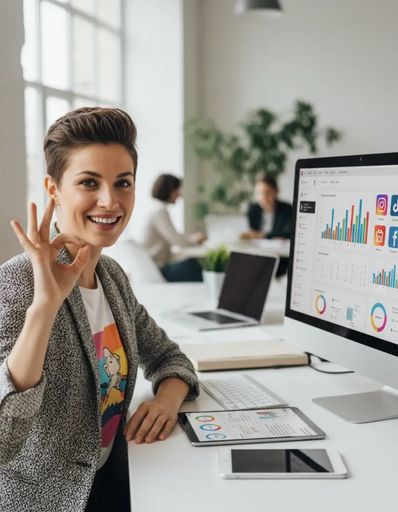 Pubblicare sui social media